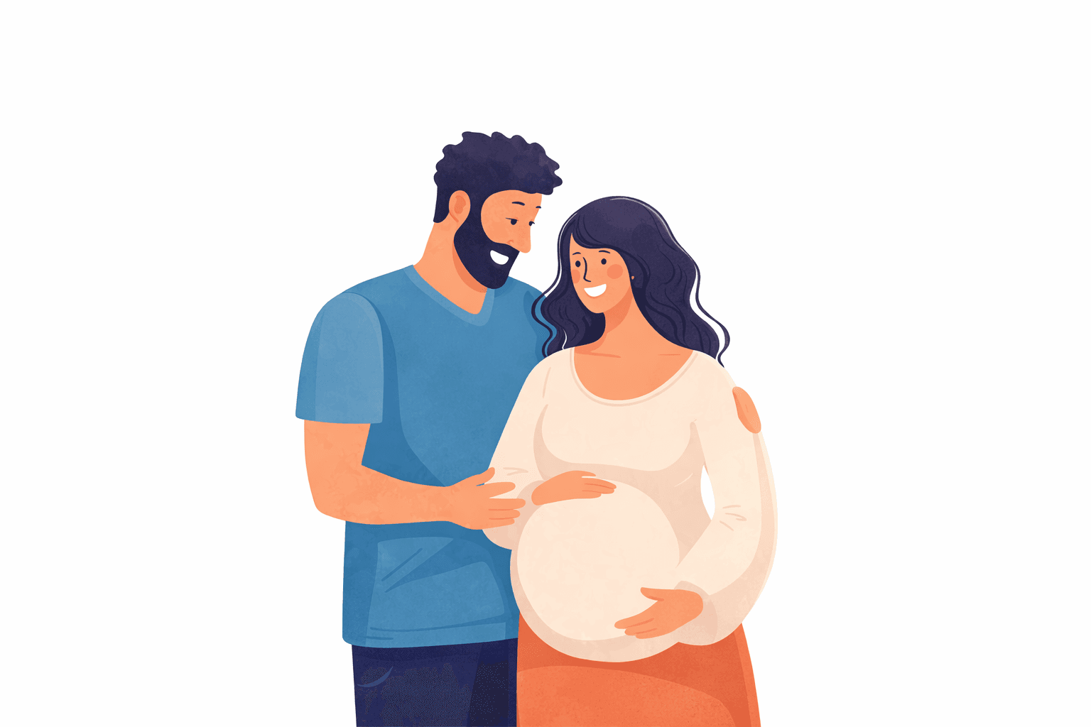 Pareja esperando bebé